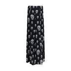 Black Silk Long Skirt