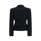 Black Wool Oves Aries Blazer
