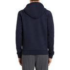Blue Elastane Sweatshirt
