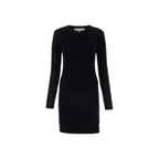 Black Cotton Casual Dress