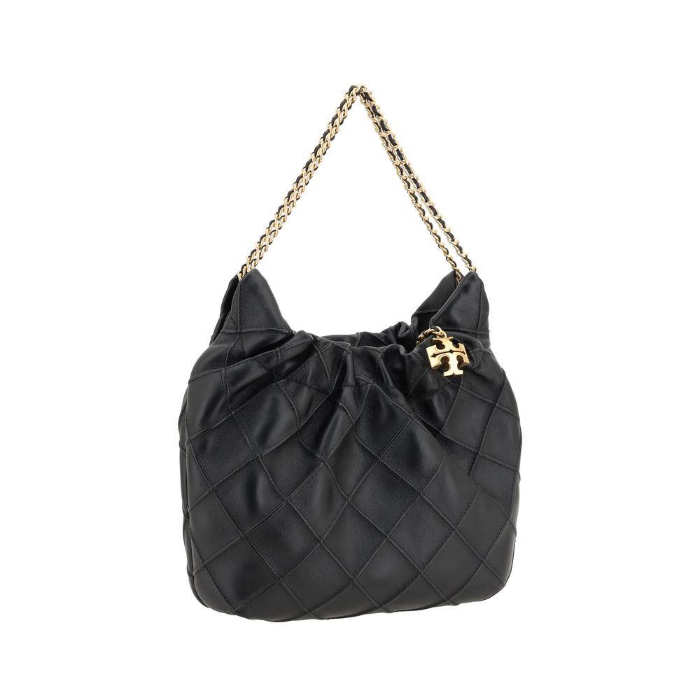 Black Calf Leather Bos Taurus Shoulder Bag