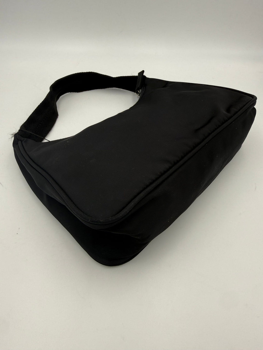 Bicolor Nylon Handbag