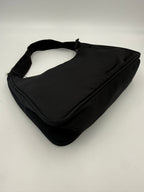 Bicolor Nylon Handbag