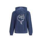 Blue Cotton Sweatshirt