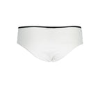 White Polyamide Women's Swim Brief