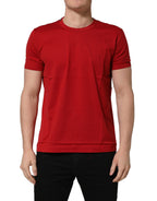 Red Goodluck 2023 Cotton Crew Neck T-shirt