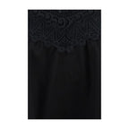 Black Cotton Casual Dress