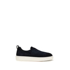 Blue Calf Leather Bos Taurus Sneakers