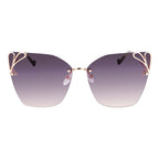 Gold Metal Sunglasses