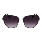Gray Metal Sunglasses