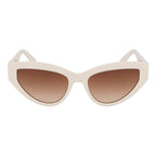 White Injected Sunglasses