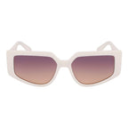 White Injected Sunglasses