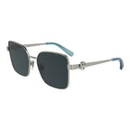Gray Metal Sunglasses