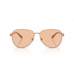 Brown Metal Sunglasses