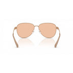 Brown Metal Sunglasses
