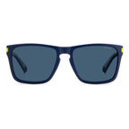 Blue Polycarbonate Sunglasses