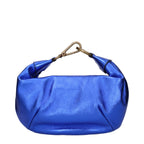 Blue Leather Handbag