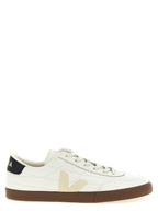 Bicolor Genuine Leather Sneakers