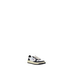 White Calf Leather Bos Taurus Athletic Sneakers