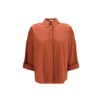 Brown Cotton Shirt