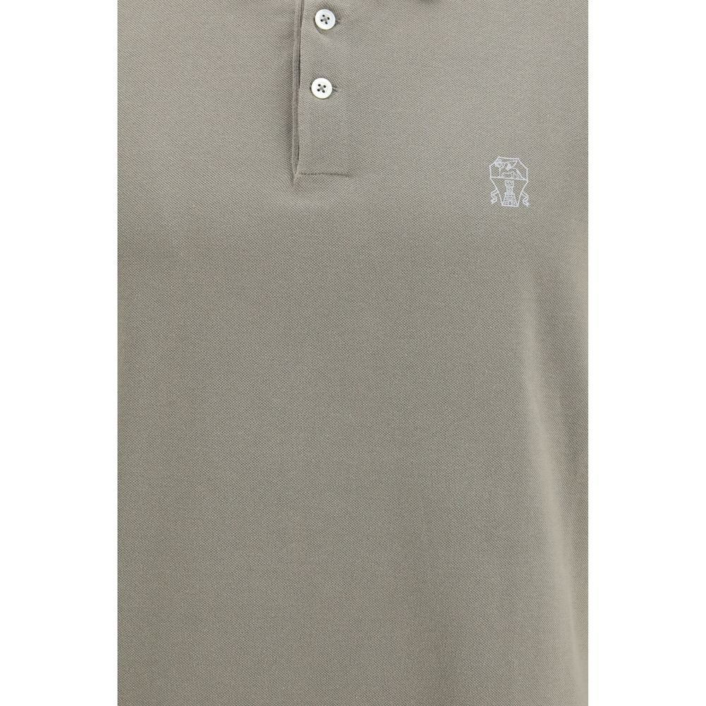 Bicolor Cotton Polo Shirt