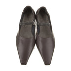 Brown Leather Ballet Flats