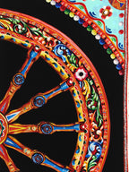 Multicolor Silk Scarf
