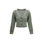 Bicolor Cotton Cardigan