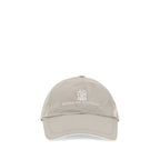 Beige Polyester Cap (Baseball Hat)