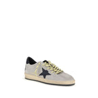 Gray Calf Leather Bos Taurus Sneakers