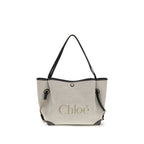 Gray Cotton Shoulder Bag