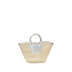Beige Raffia Handbag