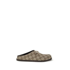 Beige Rubber Mules