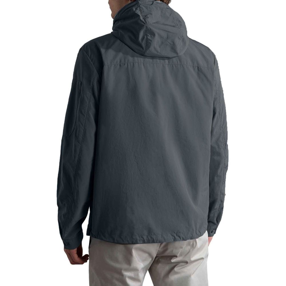 Gray Nylon Shell Jacket