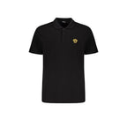 Black Cotton Polo Shirt