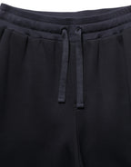 Black Drawstring Viscose Jogger Men Sweatpants Pants