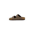 Brown Synthetic Slippers