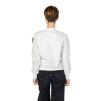White Polyamide Bomber
