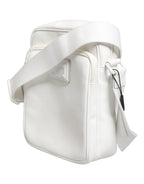 White Logo Plaque Crossbody Shoulder Borse Men Bag