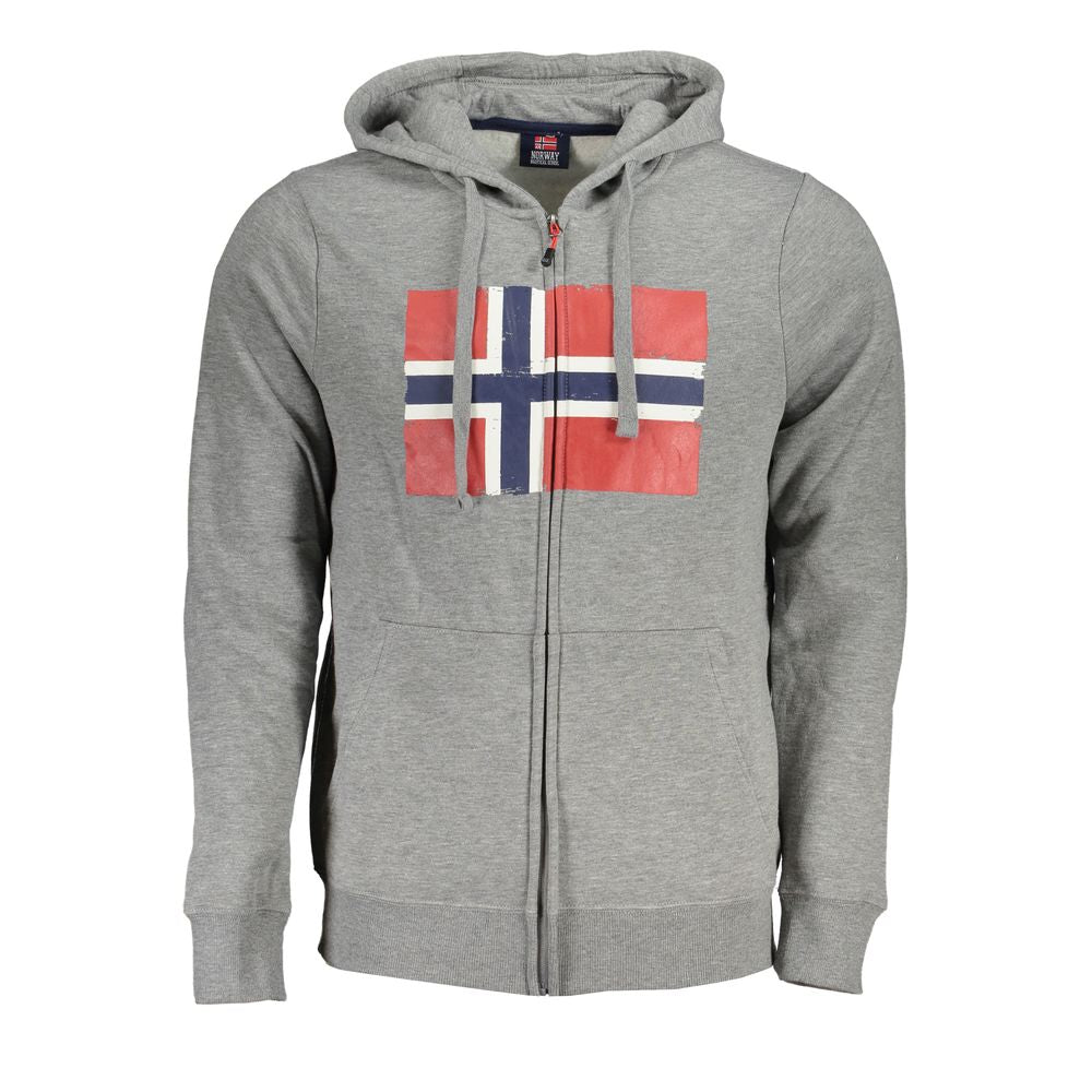 Gray Cotton Men's Sweatshirt