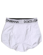 White Logo Waistband Coulotte Panty Underwear