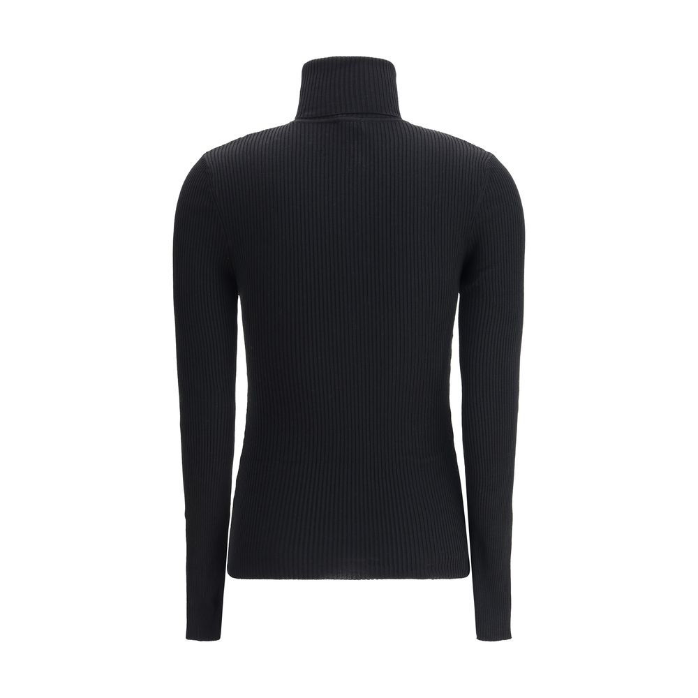 Black Wool Turtleneck