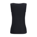 Black Modal Sleeveles T-Shirt