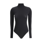 Black Cotton Bodysuit