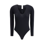 Black Polyamide Bodysuit