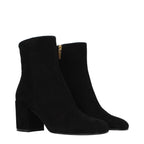 Black Leather Ankle Boots