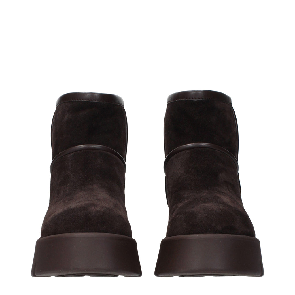 Brown Leather Ankle Boots