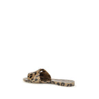 Multicolor Rubber Flat Sandals