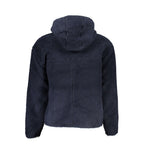 Blue Polyester Men's Jacket