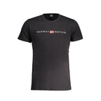 Black Cotton Mens T-Shirt